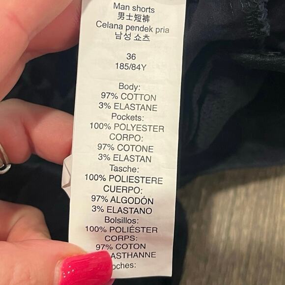 Oakley Mens Chino Shorts Chino Shorts Mid Rise Regular Fit Stretch Black Size 36 - Picture 6 of 7